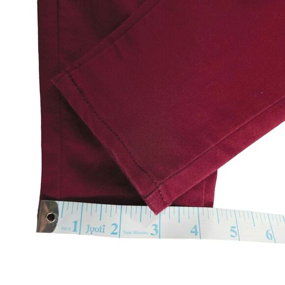 EUC Denizen from Levi's Mid-Rise Skinny Jegging Jeans Sz. 9 Burgundy Maroon Wine - Picture 12 of 13
